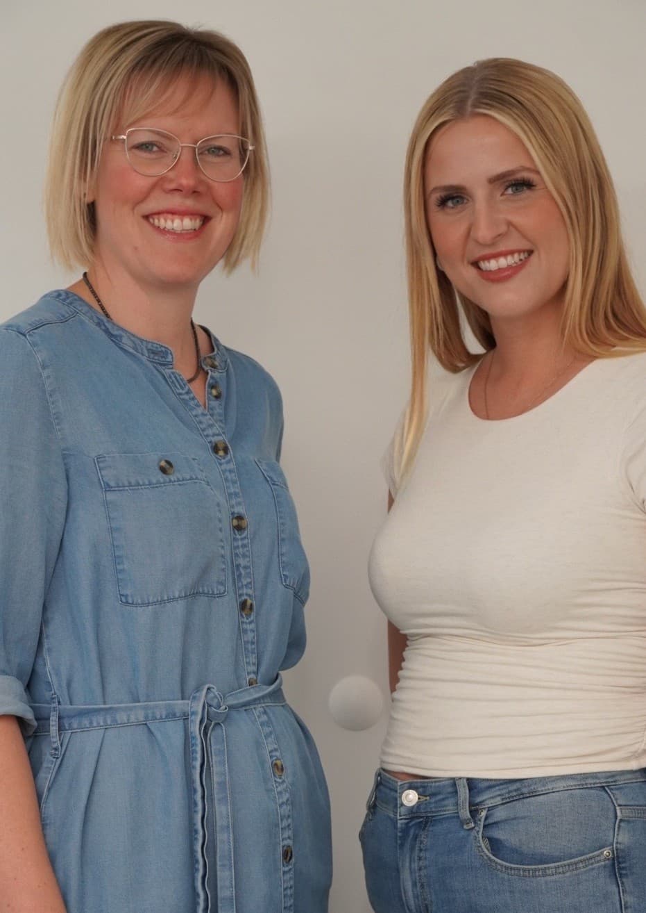 Katharina Steinert und Laura Bogurski aus der Personalabteilung von Densante